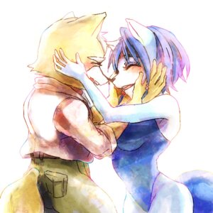 Rating: Safe Score: 0 Tags: 1:1 anthro blue_body blue_fur blue_hair blush canid canine canon_couple clothed clothing duo e621 female fox fox_mccloud fur hair hand_on_face krystal_(star_fox) laugh male male/female mammal mitaka nintendo one-piece_swimsuit standing star_fox swimwear white_body white_fur User: bunchy7s