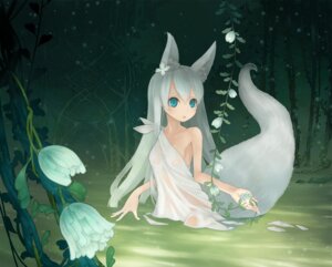 Rating: Safe Score: 0 Tags: animal_humanoid bare_shoulders blue_eyes clothing dress e621 female flower grey_hair hair half-length_portrait harunosora humanoid long_hair mammal partially_submerged plant portrait solo translucent translucent_clothing vines water wet wet_clothing User: bunchy7s