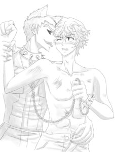 Rating: Questionable Score: 0 Tags: corpse_demon human male male_only monochrome rule34 shiki short_hair tatsumi_(shiki) tooru_mutou topless white_skin User: bunchy7s