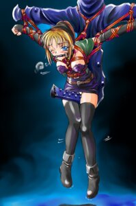 Rating: Explicit Score: 0 Tags: bit_gag blonde_hair blue_eyes bondage breast_bondage breasts breath clothing crotch_rope crucifixion female gag gypsy humiliation koudelka koudelka_iasantlatex nipples nonude pantyshot rope rule34 sawhorse spark_utamaro suspension thighhighs wink User: bunchy7s