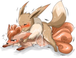Rating: Explicit Score: 0 Tags: all_fours blush bodily_fluids brown_body brown_eyes brown_fur canid canine crying cum doggystyle drooling duo e621 eevee female feral feral_on_feral from_behind_position fur generation_1_pokemon genital_fluids male male/female mammal messy motion_lines multi_tail nintendo pokemon pokemon_(species) saliva sex simple_background sweat tail tears unknown_artist vulpix white_background User: bunchy7s