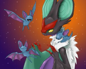 Rating: Safe Score: 0 Tags: ambiguous_gender anthro bat carrying_another chest_tuft claws colored colorful_theme cute_fangs digital_media_(artwork) dragon e621 european_mythology eyeless fangs feral flying full-length_portrait fur generation_1_pokemon generation_6_pokemon group half-length_portrait hug larger_anthro lilly-gerbil looking_aside looking_at_another mammal membrane_(anatomy) membranous_wings mewitti mythological_creature mythological_scalie mythology neck_tuft nintendo noivern on_shoulder open_mouth open_smile pokemon pokemon_(species) portrait scalie size_difference smaller_feral smile spread_wings standing teeth tuft western_dragon wing_claws wings wyvern yellow_eyes yellow_sclera zubat User: bunchy7s