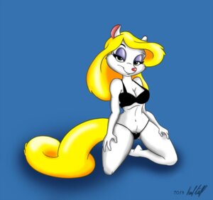 Rating: Questionable Score: 0 Tags: animaniacs anthro biped bra breasts cleavage clothed clothing e621 female fur hufftuff kneeling mammal minerva_mink mink mustelid musteline navel panties pinup pose solo true_musteline underwear warner_brothers white_body white_fur yellow_body yellow_fur User: bunchy7s