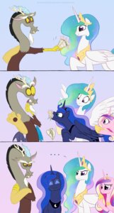 Rating: Safe Score: 0 Tags: beard blue_body blue_fur blue_hair celestiathegreatest chimera cutie_mark discord_(mlp) draconequus e621 equid equine eyes_closed facial_hair fangs feathered_wings feathers female flower friendship_is_magic fur group hair hasbro hi_res horn humor long_hair male mammal multicolored_hair my_little_pony mythological_creature mythological_equine mythology open_mouth pink_body pink_fur plant princess_cadance_(mlp) princess_celestia_(mlp) princess_luna_(mlp) purple_eyes red_eyes royalty teeth white_body white_fur winged_unicorn wings User: bunchy7s