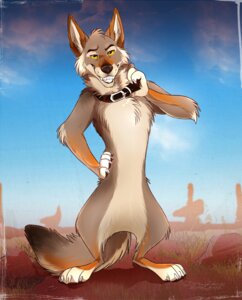Rating: Safe Score: 0 Tags: 2012 ambiguous_gender anthro biped blue_sky brown_body brown_fur canid canine canis claws cloud collar coyote denucard desert digital_media_(artwork) e621 featureless_crotch fur grass grey_body grey_fur grin hand_on_hip looking_at_viewer male mammal outside paws plant rock sky smile snout solo standing tail tan_body tan_fur teeth toe_claws xyk yellow_eyes User: bunchy7s Rating: Safe Score: 0 Tags: 2012 ambiguous_gender anthro biped blue_sky brown_body brown_fur canid canine canis claws cloud collar coyote denucard desert digital_media_(artwork) e621 featureless_crotch fur grass grey_body grey_fur grin hand_on_hip looking_at_viewer male mammal outside paws plant rock sky smile snout solo standing tail tan_body tan_fur teeth toe_claws xyk yellow_eyes User: bunchy7s