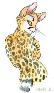 Rating: Safe Score: 0 Tags: 2005 anthro e621 female glance linsang looking_at_viewer looking_back mammal nude rear_view simple_background solo viverrid white_background yellow_eyes zeriara User: bunchy7s
