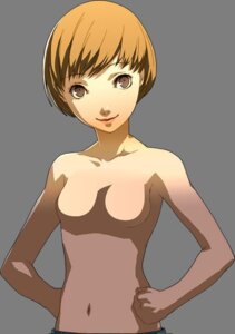Rating: Questionable Score: 0 Tags: 1girls atlus bob_cut breasts brown_eyes brown_hair edit edited_official_artwork female female_focus female_only highres lipstick makeup megami_tensei navel no_nipples nude persona persona_4 rule34 satonaka_chie sega short_hair smile soejima_shigenori tomboy transparent_background User: bunchy7s