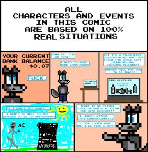 Rating: Safe Score: 0 Tags: age_in_dialogue ageplay ambiguous_gender anthro canid canine canis clean_diaper clothed clothing comic computer coyote currency_amount currency_symbol dialogue diaper diaper_only digital_media_(artwork) directional_arrow dollar_sign e621 electronics emoticon english_text grandfathered_content humor infantilism information_label kyle_bridgett laptop male mammal microsoft_paint_(artwork) number percentage pixel_(artwork) profanity roleplay smile solo stated_adult stated_age sun symbol tail text the_truth topless unknown_artist wearing_diaper what User: bunchy7s