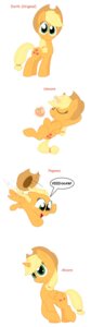 Rating: Safe Score: 0 Tags: absurd_res applejack_(mlp) blonde_hair comic cutie_mark dialogue e621 earth_pony english_text equid equine feathered_wings feathers female feral friendship_is_magic fur green_eyes hair hasbro hi_res horn horse mammal my_little_pony mythological_creature mythological_equine mythology orange_body orange_fur pegasus pony pupster0071 simple_background text unicorn white_background winged_unicorn wings User: bunchy7s