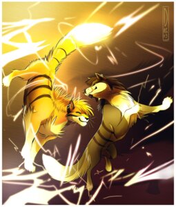 Rating: Safe Score: 0 Tags: ambiguous_gender canid canine canis deni denucard digital_media_(artwork) digitigrade duo e621 electricity felid feral fur green_eyes hair hi_res lightning mammal mushymutt piercing quadruped stripes tail thunder wolf yellow_body yellow_fur User: bunchy7s Rating: Safe Score: 0 Tags: ambiguous_gender canid canine canis deni denucard digital_media_(artwork) digitigrade duo e621 electricity felid feral fur green_eyes hair hi_res lightning mammal mushymutt piercing quadruped stripes tail thunder wolf yellow_body yellow_fur User: bunchy7s