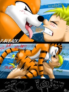 Rating: Explicit Score: 0 Tags: 2012 3:4 blonde_hair blush bodily_fluids breasts butt calvin_(calvin_and_hobbes) calvin_and_hobbes comic countershading cowgirl_position crossgender cum dialogue digital_media_(artwork) dominant dominant_female duo e621 english_text eyes_closed face_to_face fangs fast_sex felid female female_on_top female_penetrated from_front_position genital_fluids genitals grin hair hobbes human interspecies male male/female male_on_bottom male_penetrating male_penetrating_female mammal monkeyxflash mtf_crossgender nude on_bottom on_top overstimulation pantherine penetration penile penile_penetration penis penis_in_vagina rough_sex sex simple_background slap_(sound_effect) smile straddling stripes tail teeth text tiger tongue tongue_out vaginal vaginal_penetration vulva User: bunchy7s