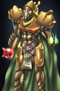 Rating: Safe Score: 0 Tags: alien armor avian beak bottomwear brown_body brown_exoskeleton chozo cloak clothing e621 exoskeleton female fire flaming_orb glowing headgear helmet hi_res loincloth machine metroid midriff mykiio navel nintendo orb power_armor priest solo warrior User: bunchy7s
