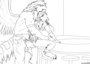 Rating: Explicit Score: 0 Tags: 2011 anthro bar bottomless bottomwear bottomwear_down breasts clothed clothing clothing_lift dragon duo e621 erection eyes_closed feathered_wings feathers female female_penetrated flynx-flink from_behind_position furniture genitals hair herm herm/male herm_penetrated horn intersex intersex/male intersex_penetrated knot male male_penetrating male_penetrating_herm male_penetrating_intersex monochrome mythological_creature mythological_scalie mythology non-mammal_breasts northern_dragon open_bottomwear open_clothing open_pants orange_body orange_feathers orange_hair pants pants_down partially_clothed penetration penis sandalf scalie sex shirt shirt_lift side_boob sketch table tail topwear vaginal vaginal_penetration wings xandrah User: bunchy7s
