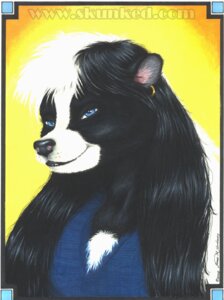 Rating: Safe Score: 0 Tags: 2009 anthro black_body black_fur black_hair blue_eyes clothed clothing e621 ear_piercing female fur hair half-length_portrait james_m_hardiman mammal mature_anthro mature_female mephitid perceptions piercing portrait simple_background skunk solo valencia_(jmh) white_body white_fur white_hair yellow_background User: bunchy7s Rating: Safe Score: 0 Tags: 2009 anthro black_body black_fur black_hair blue_eyes clothed clothing e621 ear_piercing female fur hair half-length_portrait james_m_hardiman mammal mature_anthro mature_female mephitid perceptions piercing portrait simple_background skunk solo valencia_(jmh) white_body white_fur white_hair yellow_background User: bunchy7s