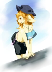Rating: Safe Score: 0 Tags: anthro bent_over big_breasts bottomwear breasts canid canine clothed clothing e621 english_text female hair hat headgear headwear hi_res long_hair looking_away mammal minogara orange_hair pinup pose shorts solo text User: bunchy7s