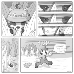 Rating: Safe Score: 0 Tags: 1:1 anthro comic crossover dialogue duo e621 english_text fungus human katai league_of_legends male mammal mario mario_bros monochrome mushroom nintendo riot_games speech_bubble teemo_(lol) tencent text yordle User: bunchy7s