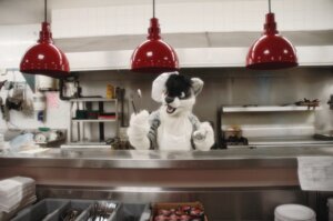 Rating: Safe Score: 0 Tags: amran amran_(character) anthro apron biped black_hair box canid canine cardboard cardboard_box cardboard_container chef clothing container cooking_tongs costume cutlery dark_hair detailed_background domestic_cat e621 felid feline felis fork fox fursuit grandfathered_content hair hat headgear headwear holding_cooking_tongs holding_ladle holding_object holding_tongs holding_tool holding_utensil hybrid internal_wall kitchen kitchen_utensils ladle looking_at_viewer male mammal metal monotone_hair plastic plastic_container plastic_tray pose real scar short_hair solo tongs tongue tools tray wall_(structure) User: bunchy7s