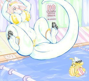 Rating: Questionable Score: 0 Tags: 4_toes aliasing anthro ball beach_ball big_breasts bikini blue_eyes breasts camel_toe clothed clothing digital_media_(artwork) dragon dripdry duo e621 feet female hair herro holding_ball holding_object inflatable mature_anthro mature_female mother_(lore) mythological_creature mythological_scalie mythology naburus non-mammal_breasts parent_(lore) pink_hair pool_toy scalie size_difference skimpy soles spread_legs spreading swimming_pool swimwear tail toes two-piece_swimsuit water white_hair User: bunchy7s