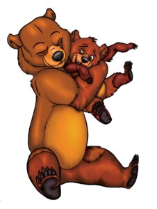 Rating: Safe Score: 0 Tags: bear bear_hug brother_bear brown_bear disney dreambox24 duo e621 feral grizzly_bear hi_res hug kenai_(brother_bear) koda_(brother_bear) male mammal nude pawpads size_difference slightly_chubby ursine young young_feral User: bunchy7s