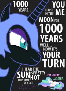Rating: Safe Score: 0 Tags: dialogue duo e621 english_text equid equine feathered_wings feathers female feral friendship_is_magic hasbro horn mammal my_little_pony mythological_creature mythological_equine mythology nightmare_moon_(mlp) penguinprotecter princess princess_celestia_(mlp) revenge royalty simple_background smile tail text toony unicorn white_body white_feathers winged_unicorn wings User: bunchy7s
