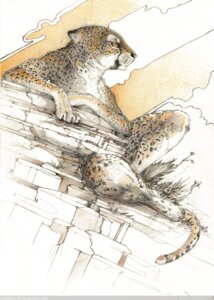 Rating: Safe Score: 0 Tags: ambiguous_gender anthro bubblewolf cheetah claws e621 felid feline fur looking_away mammal markings nude plant reclining restricted_palette solo spots spotted_body spotted_fur tail traditional_media_(artwork) User: bunchy7s
