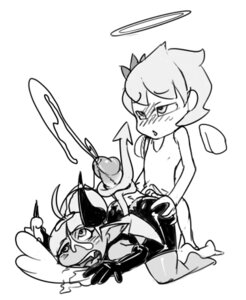 Rating: Explicit Score: 0 Tags: angel bodily_fluids cum cum_on_face demon duo e621 female genital_fluids groove_heaven hot_dogging low_res male male/female monochrome not_furry r-fenrir sex User: bunchy7s