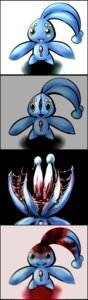 Rating: Explicit Score: 0 Tags: alien ambiguous_gender blood bodily_fluids comic e621 feral generation_4_pokemon gore hard_vore hi_res legendary_pokemon looking_at_viewer manaphy nightmare_fuel nintendo pokemon pokemon_(species) radicalred solo standing stare tongue tongue_out vore what User: bunchy7s