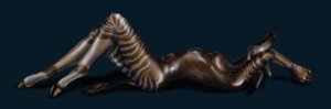 Rating: Questionable Score: 0 Tags: anthro biped blue_background breasts corvox e621 female giraffid hooves horn lying mammal nipples nude okapi on_back ossicone simple_background solo stripes tail User: bunchy7s