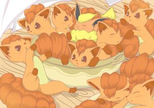 Rating: Safe Score: 0 Tags: ambiguous_gender blush canid canine chest_tuft detailed_background e621 eeveelution eyes_closed feral flareon fluffy fur generation_1_pokemon group mammal multi_tail nintendo pokemon pokemon_(species) red_eyes shinano smile tail toony tuft vulpix User: bunchy7s