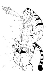 Rating: Explicit Score: 0 Tags: abs anthro athletic balls barazoku bent_arm bent_legs biceps big_muscles biped black_and_white crouching e621 erection felid fur genitals glans grisser hand_on_own_penis hand_on_penis holding_penis humanoid_genitalia humanoid_penis looking_at_viewer male mammal markings masturbation monochrome muscular muscular_anthro muscular_male nipples nude pantherine pecs penile penile_masturbation penis pose presenting shower shower_head simple_background sketch solo stripes tail tiger vein water wet wet_body wet_fur white_background User: bunchy7s