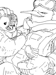 Rating: Safe Score: 0 Tags: 3:4 aliasing anthro avian beak bird black_and_white clothed clothing digital_media_(artwork) duo e621 eyewear eyewear_on_head gesture goggles goggles_on_head hand_gesture hand_on_head looking_at_viewer low_res male monochrome oekaki penguin pilot simple_background thumbs_up unknown_artist white_background young User: bunchy7s