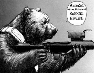 Rating: Safe Score: 0 Tags: 5_fingers ambiguous_gender anthro bear biomega black_nose e621 english_text fingers gradient_background greyscale gun holding_gun holding_object holding_ranged_weapon holding_rifle holding_weapon humor mammal monochrome nihei_tsutomu profanity ranged_weapon rifle side_view simple_background sniper_rifle snout solo speech_bubble text weapon User: bunchy7s Rating: Safe Score: 0 Tags: 5_fingers ambiguous_gender anthro bear biomega black_nose e621 english_text fingers gradient_background greyscale gun holding_gun holding_object holding_ranged_weapon holding_rifle holding_weapon humor mammal monochrome nihei_tsutomu profanity ranged_weapon rifle side_view simple_background sniper_rifle snout solo speech_bubble text weapon User: bunchy7s