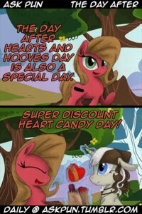 Rating: Safe Score: 0 Tags: ask_pun candy comic cutie_mark dessert e621 earth_pony english_text equid equine fan_character female feral food hasbro horse mammal my_little_pony pony pun_pony quadruped tail text tumblr unknown_artist url User: bunchy7s Rating: Safe Score: 0 Tags: ask_pun candy comic cutie_mark dessert e621 earth_pony english_text equid equine fan_character female feral food hasbro horse mammal my_little_pony pony pun_pony quadruped tail text tumblr unknown_artist url User: bunchy7s