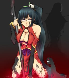 Rating: Explicit Score: 0 Tags: black_hair blazblue breasts cleavage_cutout female glasses imminent_rape kneeling kon_nyaku large_breasts litchi_faye_ling long_hair rule34 slime staff very_long_hair User: bunchy7s