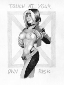 Rating: Explicit Score: 0 Tags: 1girls anna_marie female female_only headband hoa_phong marvel marvel_comics monochrome nipples rogue_(x-men) rule34 solo straight_hair tagme thong x-men User: bunchy7s