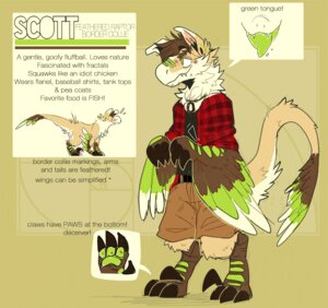Rating: Safe Score: 0 Tags: 2013 anthro biped border_collie bottomwear brown_body brown_bottomwear brown_clothing brown_feathers brown_fur brown_shorts brown_talons canid canine canis cheek_tuft claws clothing collie countershading dinosaur domestic_dog e621 english_text facial_tuft feathered_arms feathered_dinosaur feathered_scalie feathered_wings feathers feral full-length_portrait fur green_body green_eyes green_feathers green_fur green_pawpads green_talons green_tongue herding_dog hybrid jewelry male mammal model_sheet multicolored_body multicolored_feathers multicolored_fur muttmonster neck_tuft necklace pastoral_dog pattern_clothing pattern_topwear pawpads pink_inner_ear plaid plaid_clothing plaid_topwear portrait prehistoric_species reptile scalie sheepdog shirt shorts sickle_claw simple_background smile solo standing tail tail_tuft tan_body tan_countershading tan_ears tan_feathers tan_fur teeth text toe_claws tongue topwear tuft wings User: bunchy7s