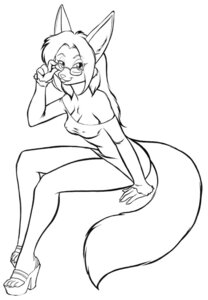 Rating: Questionable Score: 0 Tags: 2006 anthro black_and_white canid canine classy clothed clothed_anthro clothed_female clothing david_a_cantero dress e621 eyewear female female_anthro fox full-length_portrait glasses hair hi_res kashia_(jman2004) line_art long_hair looking_at_viewer mammal monochrome portrait skimpy slim solo tail three-quarter_view User: bunchy7s