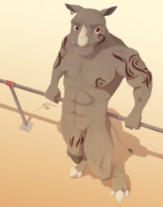 Rating: Explicit Score: 0 Tags: 2012 abs anthro balls biceps brown_eyes circumcised e621 ear_piercing flaccid genitals grey_body grey_skin hi_res horn humanoid_genitalia humanoid_penis looking_at_viewer male mammal markings muscular muscular_anthro muscular_male navel nipples nude pecs penis piercing plantigrade rhinoceros solo spotty_the_cheetah tail tattoo User: bunchy7s