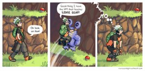 Rating: Safe Score: 0 Tags: ambiguous_gender brendan_(pokemon) bummerdude comic dialogue e621 english_text generation_3_pokemon grass human humor loudred male mammal nintendo plant pokeball pokemon pokemon_(species) speaker_ears standard_pokeball text User: bunchy7s