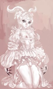 Rating: Explicit Score: 0 Tags: 1boy androgynous claws copyright_request crossdressing detached_sleeves dress femboy flaccid frills highres horns jeffr kneeling male male_only monochrome nipples no_humans non-human non-human_only original penis rule34 solo straight_hair User: bunchy7s