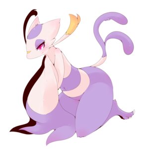 Rating: Safe Score: 0 Tags: blush e621 female generation_5_pokemon kneeling kosyo mienshao navel nintendo pokemon pokemon_(species) red_eyes simple_background solo tail white_background User: bunchy7s
