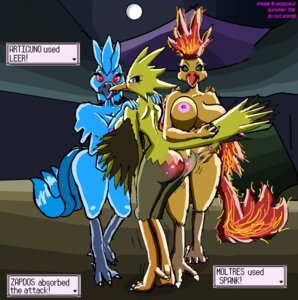 Rating: Explicit Score: 0 Tags: articuno birds female legendary_pokemon moltres nintendo pokemon pokemon_(species) rule34 spanking zapdos User: bunchy7s