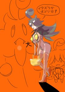 Rating: Questionable Score: 0 Tags: 0peko alternate_species basket big_breasts bikini breasts clothed clothing container digital_drawing_(artwork) digital_media_(artwork) e621 female generation_6_pokemon group hex_maniac human humanized japanese_text legwear mammal mixed_media nintendo one-piece_swimsuit pokemon pokemon_(species) pumpkaboo skimpy sling_bikini solo_focus stockings swimwear text translation_request two-piece_swimsuit User: bunchy7s