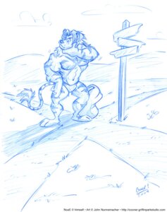 Rating: Safe Score: 0 Tags: 2009 3_toes 4_fingers anthro barefoot biceps big_muscles biped blue_and_white clothed clothing cooner e621 english_text feet felid fingers lion looking_aside male mammal monochrome muscular muscular_anthro muscular_male outside pantherine pecs scar signpost sketch skimpy solo speedo standing stripes swimwear tail tail_tuft text toes toony topless tuft url User: bunchy7s