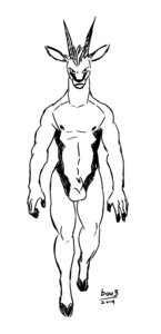 Rating: Explicit Score: 0 Tags: 2014 animal_genitalia antelope anthro balls boo3 bovid e621 fully_sheathed gazelle genitals hi_res male mammal monochrome nude sequence sheath solo User: bunchy7s