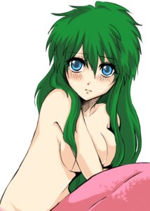 Rating: Questionable Score: 0 Tags: 1girls blue_eyes blush breasts female ganbare_goemon green_hair kca long_hair merfolk mermaid monster_girl rule34 scales simple_background solo topless yae_(ganbare_goemon) User: bunchy7s