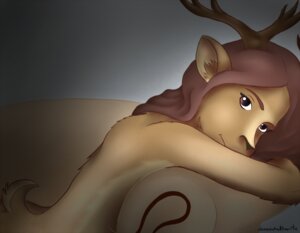 Rating: Questionable Score: 0 Tags: anthro biped deer dunnowhattowrite e621 female fur horn lying mammal new_world_deer nude reindeer solo User: bunchy7s