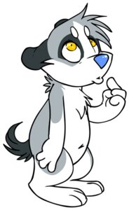 Rating: Safe Score: 0 Tags: 2009 alaskan_klee_kai ambiguous_gender anthro biped blue_nose canid canine canis domestic_dog e621 fur grey_body grey_fur low_res mammal muzz muzz_(muzz) simple_background solo spitz standing tail toony white_background yellow_eyes User: bunchy7s