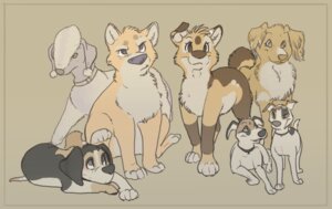 Rating: Safe Score: 0 Tags: ambiguous_gender bedlington_clip canid canine canis colonel_strawberry domestic_dog e621 female feral gang group hunting_dog jack_russell_terrier male mammal poodle simple_background tail terrier User: bunchy7s
