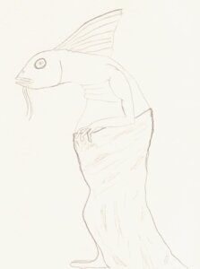 Rating: Safe Score: 0 Tags: ambiguous_gender anthro aquatic e621 fish graphite_(artwork) hi_res looking_at_viewer monochrome monster simple_background sketch solo towel traditional_media_(artwork) what what_has_science_done white_background yamamoto_hagi User: bunchy7s